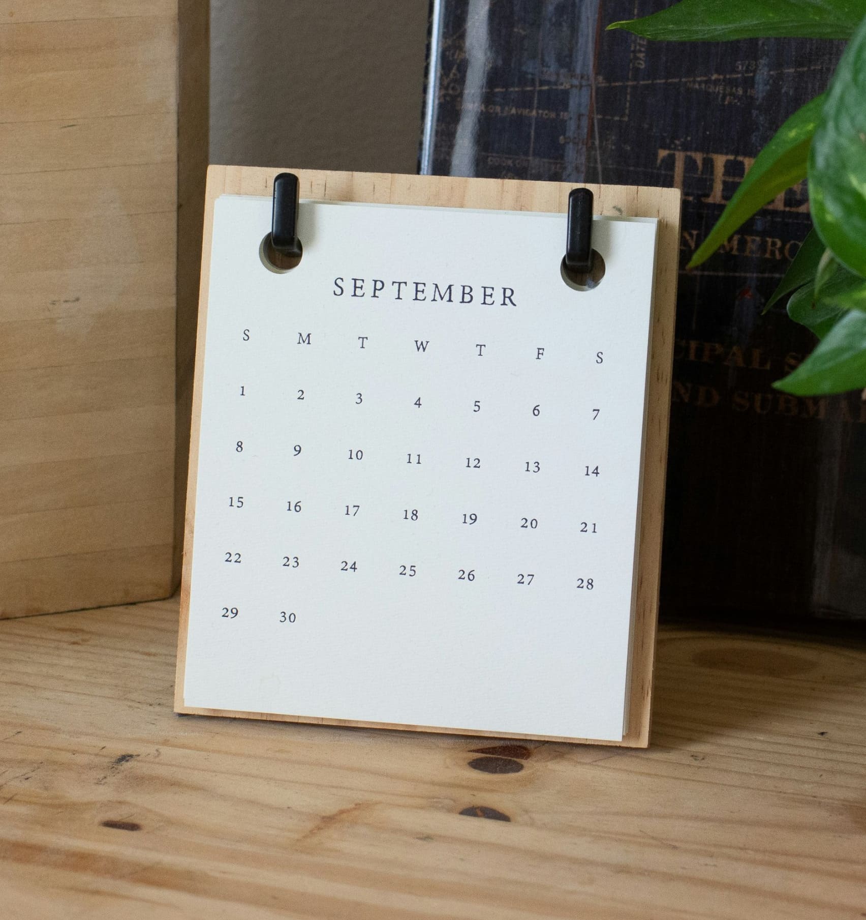 Photo of calendar.